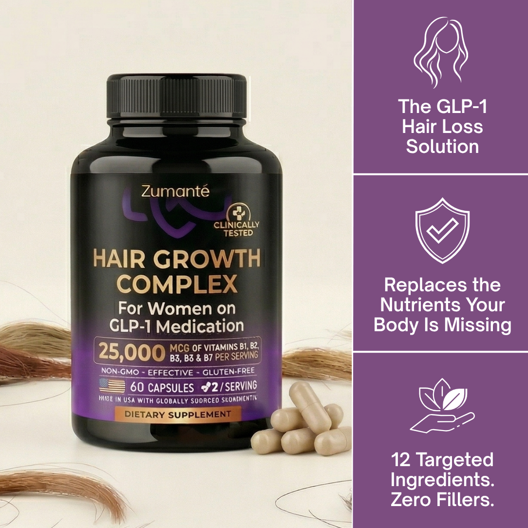 Zumante Hair Growth Complex for Women on GLP-1